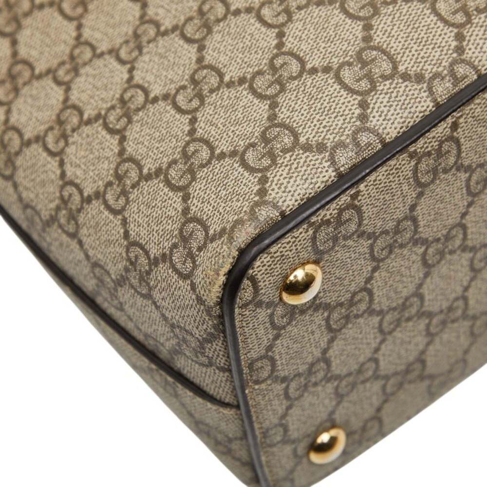 GUCCI Authentic Cream Leather Shoulder Bag - Picture 7 of 13